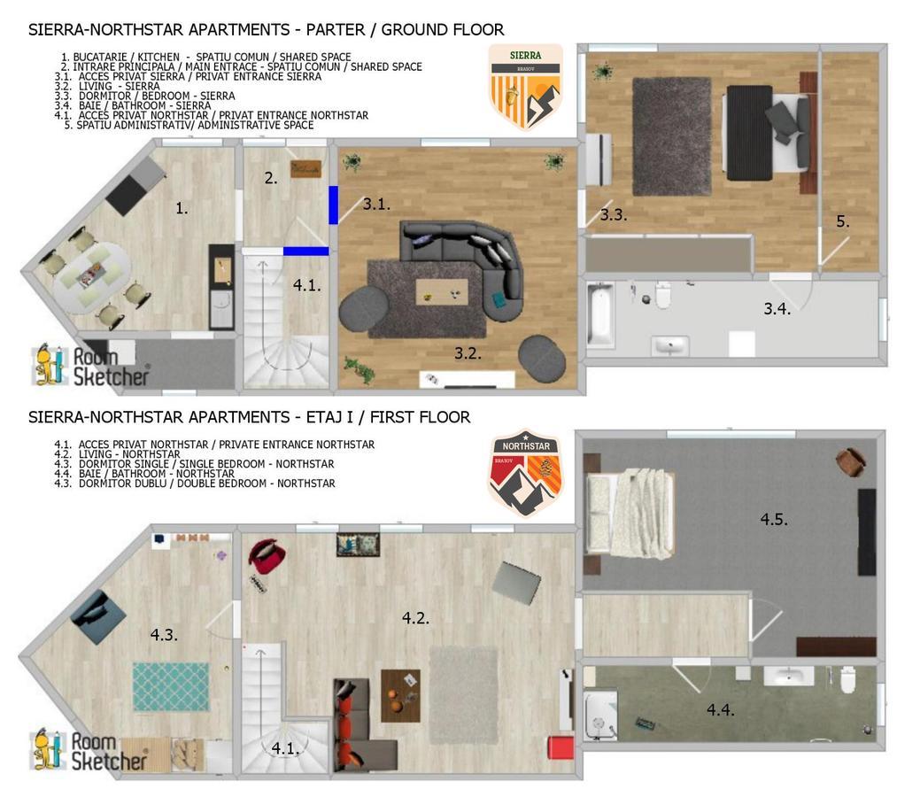 Sierra - Northstar Apartments Braşov Dış mekan fotoğraf